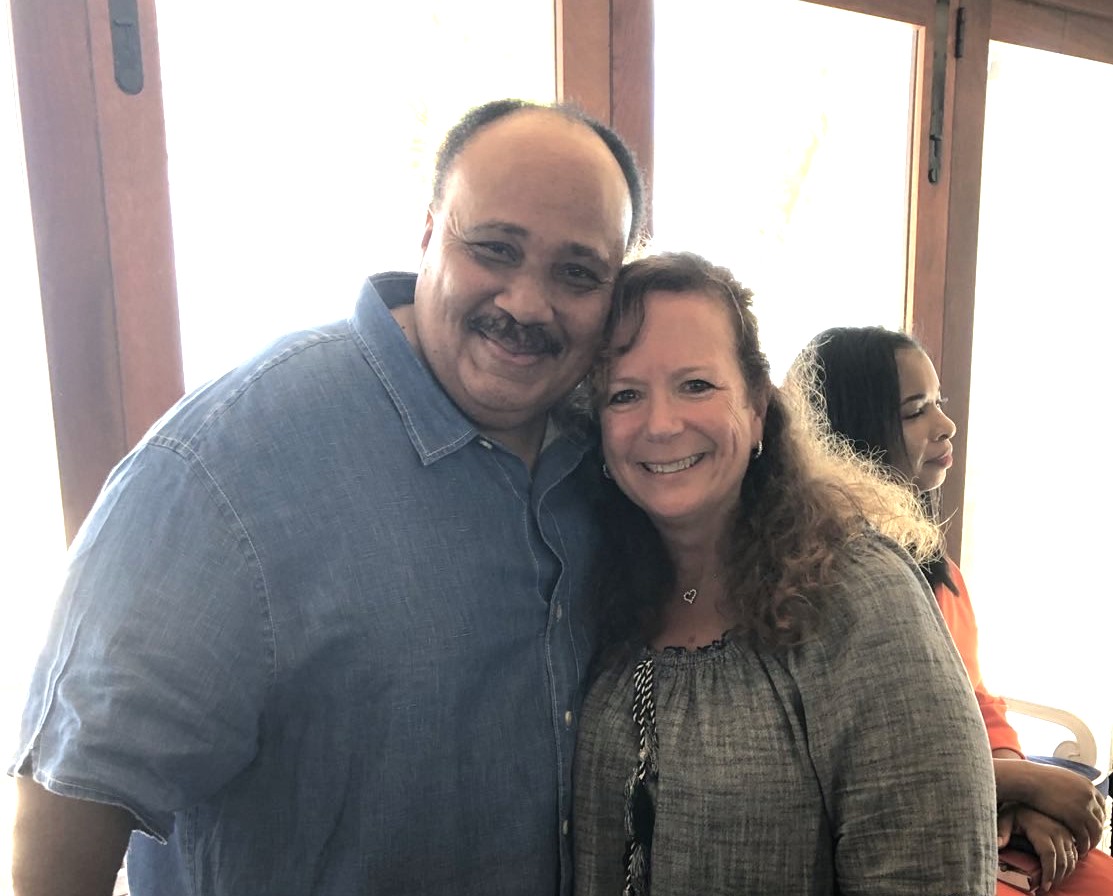 Tracey with Martin Luther King III